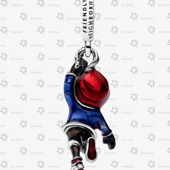 Pandora Marvel Spider-Man Miles Morales Dangle Charm - Picture 2 of 6